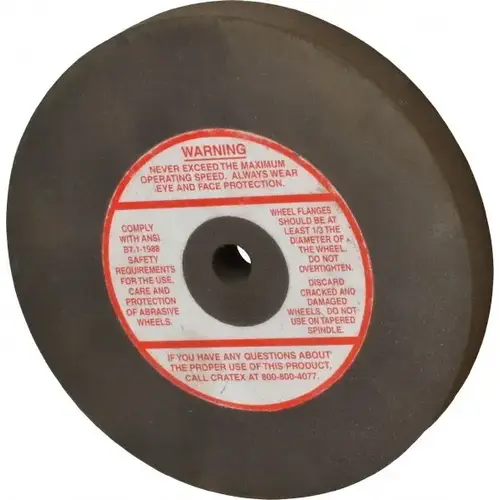 Surface Grinding Wheel: 6" Dia, 3/4" Thick, 1/2" Hole Surface Grinding Wheel: 6" Dia, 3/4" Thick, 1/2" Hole