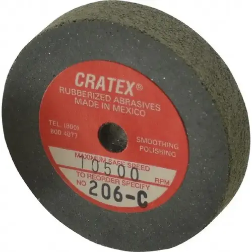 Surface Grinding Wheel: 2" Dia, 3/8" Thick, 1/4" Hole