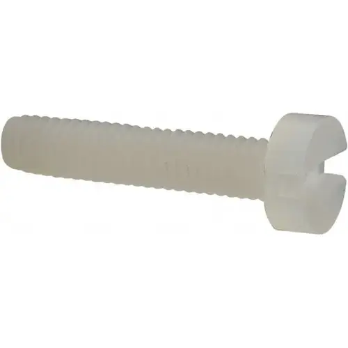 Machine Screw: M2.5x0.45 x 12.00 mm Length Under Head, Cheese Head, Slotted Machine Screw: M2.5x0.45 x 12.00 mm Length Under Head, Cheese Head, Slotted