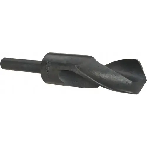 Reduced Shank Drill Bit: 1-15/64 inch Dia, 1/2 inch Shank Dia, 118 0, High Speed Steel Oxide Reduced Shank Drill Bit: 1-15/64 inch Dia, 1/2 inch Shank Dia, 118 0, High Speed Steel Oxide