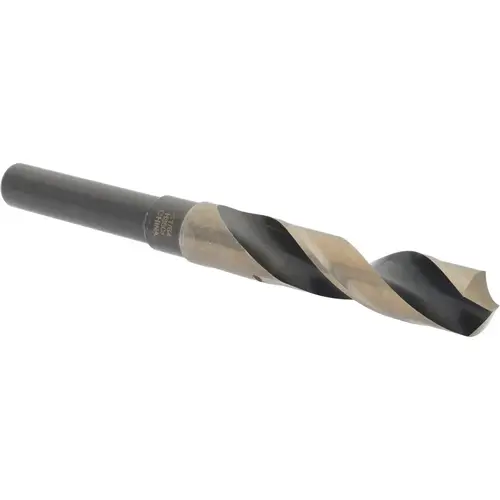 Reduced Shank Drill Bit: 41/64 inch Dia, 1/2 inch Shank Dia, 118 0, Cobalt Gold Reduced Shank Drill Bit: 41/64 inch Dia, 1/2 inch Shank Dia, 118 0, Cobalt Gold