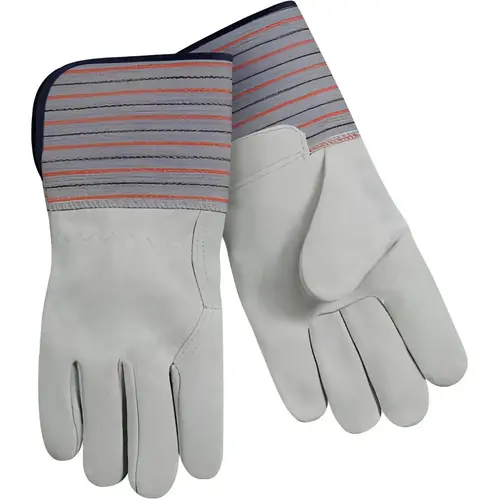 General Purpose Work Gloves: Large, Cowhide & Kevlar (Stitch) General Purpose Work Gloves: Large, Cowhide & Kevlar (Stitch)