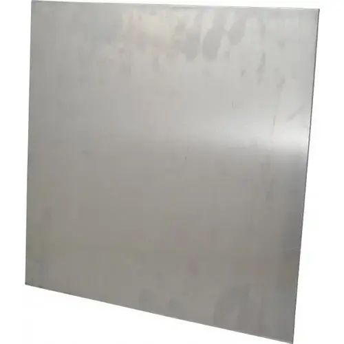 Aluminum Sheet: 12" Long, 12" Wide, 0.09" Thick, Alloy 3003-H14 Aluminum Sheet: 12" Long, 12" Wide, 0.09" Thick, Alloy 3003-H14