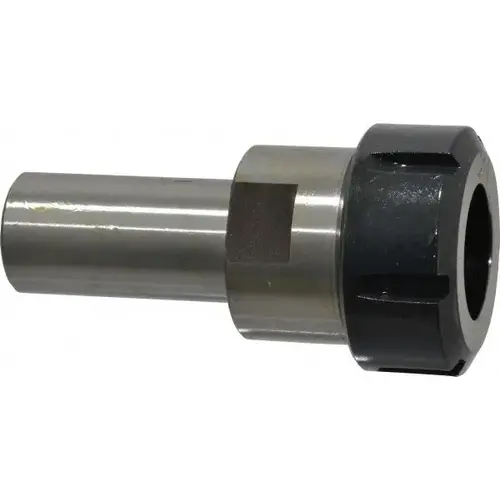 Collet Chuck: 0.1181 to 0.7874" Capacity, ER Collet, 1" Shank Dia, Straight Shank
