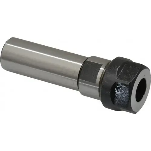 Collet Chuck: 0.0394 to 0.4063" Capacity, ER Collet, Straight Shank