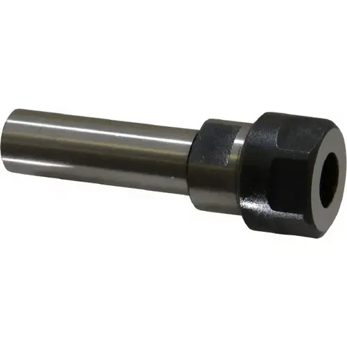 Collet Chuck: 0.0394 to 0.4063" Capacity, ER Collet, Straight Shank