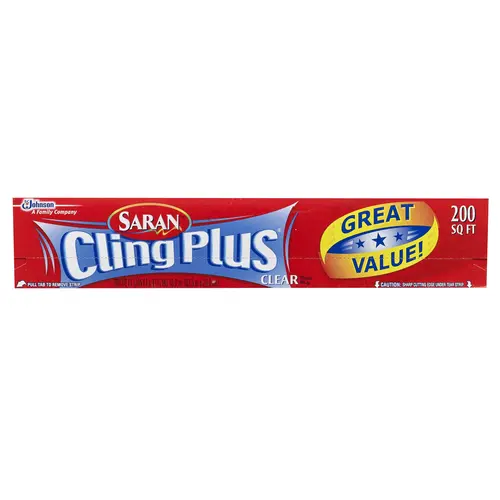 SARAN WRAP CLEAR CLING PLUS SARAN WRAP CLEAR CLING PLUS