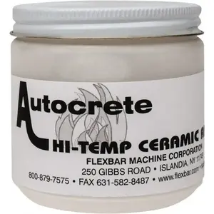 Flexbar 15030 Filler & Repair Caulk: 1 lb Jar, White, Ceramic