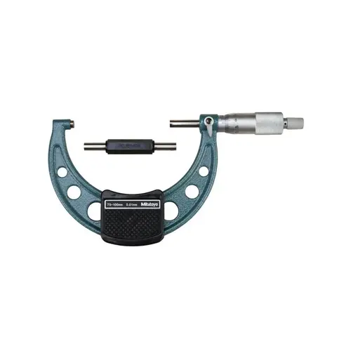 Mechanical Outside Micrometer: 0.01" Graduation Satin Chrome Mechanical Outside Micrometer: 0.01" Graduation Satin Chrome