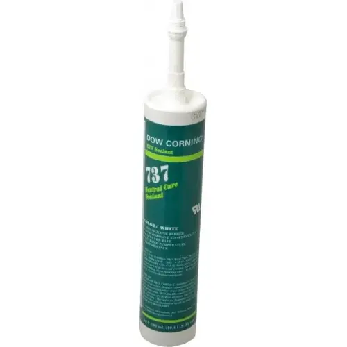 Joint Sealant: 10.1 oz Cartridge, White, RTV Silicone Joint Sealant: 10.1 oz Cartridge, White, RTV Silicone