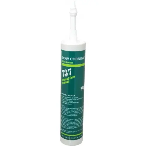 Joint Sealant: 10.1 oz Cartridge, Black, RTV Silicone Joint Sealant: 10.1 oz Cartridge, Black, RTV Silicone