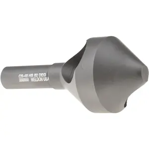 Weld-On 98828-94-W Countersink: 1-1/2" Head Dia, 82 degree Included Angle, High Speed Steel, Right Hand Cut Bright/Uncoated