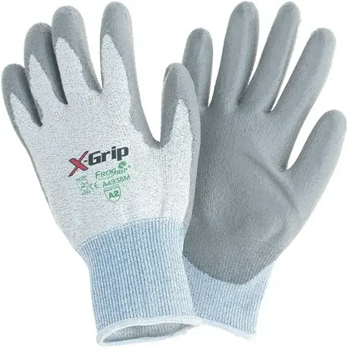 Cut-Resistant Gloves: Size M, ANSI Cut A2, Polyester (Shell) Cut-Resistant Gloves: Size M, ANSI Cut A2, Polyester (Shell)