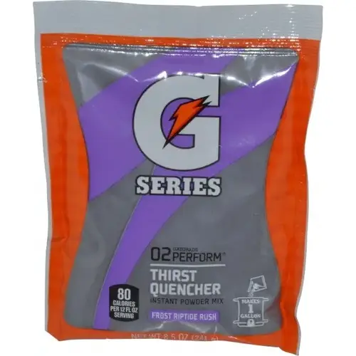 Activity Drink: 8.5 oz, Pack, Riptide Rush, Powder, Yields 1 gal Activity Drink: 8.5 oz, Pack, Riptide Rush, Powder, Yields 1 gal