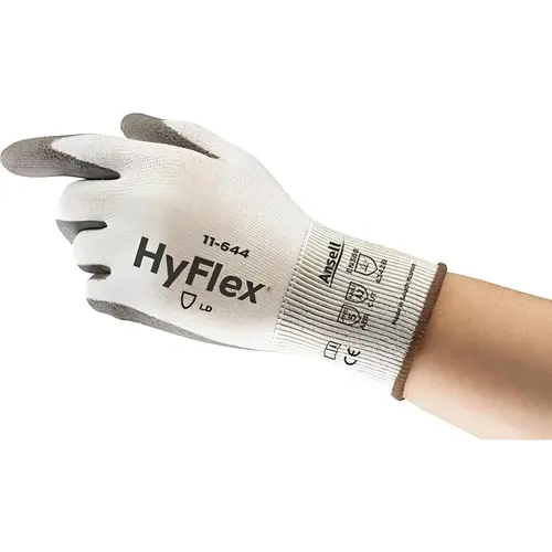 Cut-Resistant Gloves: Size Large, ANSI Cut A2, ANSI Puncture 4, Polyurethane, Series 11-644 Cut-Resistant Gloves: Size Large, ANSI Cut A2, ANSI Puncture 4, Polyurethane, Series 11-644