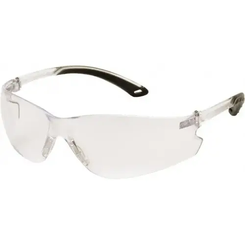 Safety Glass: Anti-Fog & Scratch-Resistant, Polycarbonate, Clear Lenses, Frameless, UV Protection Safety Glass: Anti-Fog & Scratch-Resistant, Polycarbonate, Clear Lenses, Frameless, UV Protection