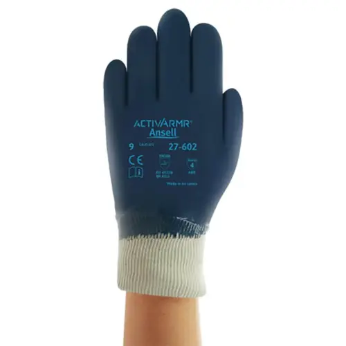 Series 27-602 General Purpose Work Gloves: Large, Nitrile-Coated Jersey Series 27-602 General Purpose Work Gloves: Large, Nitrile-Coated Jersey