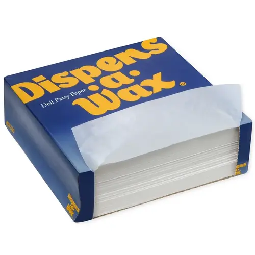 Dispens-A-Wax Patty Paper Dispens-A-Wax 6 X 6 X 0.875", 1000 Count Dispens-A-Wax Patty Paper Dispens-A-Wax 6 X 6 X 0.875", 1000 Count