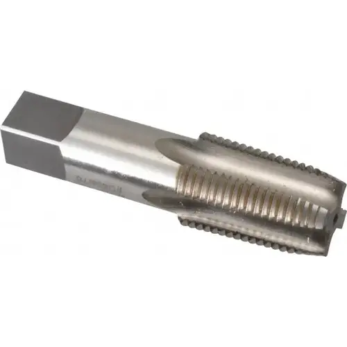 Standard Pipe Tap: 1/2-14, NPTF, Regular, 4 Flutes, High Speed Steel, Bright/Uncoated
