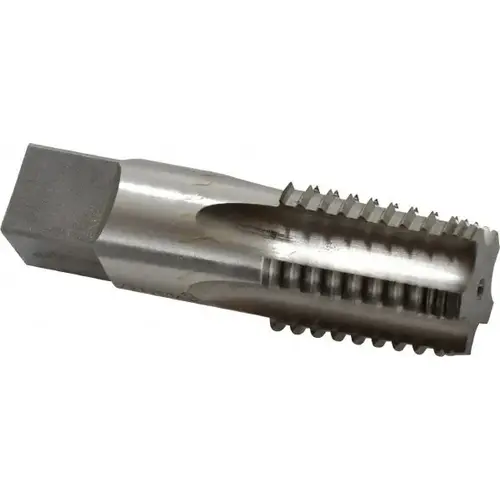 3/4-14 NPTF, 5 Flutes, Bright Finish, High Speed Steel, Interrupted Thread Pipe Tap 3/4-14 NPTF, 5 Flutes, Bright Finish, High Speed Steel, Interrupted Thread Pipe Tap