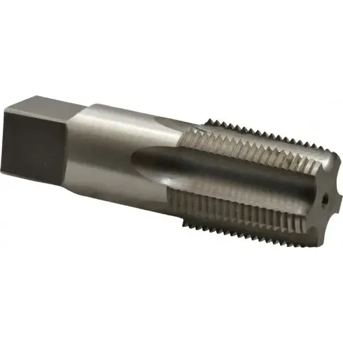 Standard Pipe Tap: 3/4-14, NPT, Regular, 5 Flutes, High Speed Steel, Bright/Uncoated Standard Pipe Tap: 3/4-14, NPT, Regular, 5 Flutes, High Speed Steel, Bright/Uncoated
