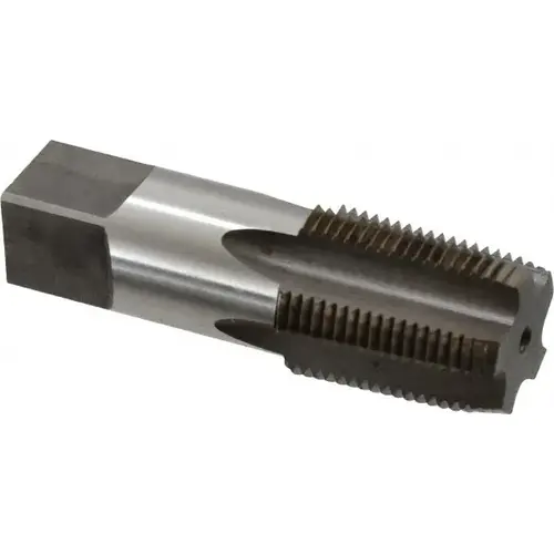 Standard Pipe Tap: 3/4-14, NPTF, Regular, 5 Flutes, High Speed Steel, Nitride Finish Standard Pipe Tap: 3/4-14, NPTF, Regular, 5 Flutes, High Speed Steel, Nitride Finish