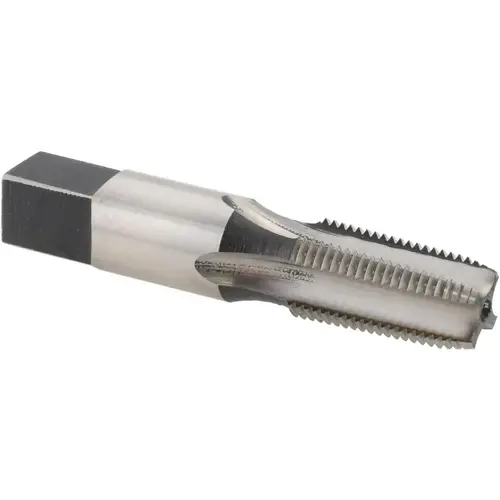 Standard Pipe Tap: 1/8-27, NPT, Regular, 4 Flutes, High Speed Steel, Bright/Uncoated Standard Pipe Tap: 1/8-27, NPT, Regular, 4 Flutes, High Speed Steel, Bright/Uncoated