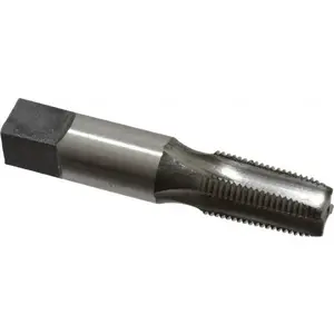 Reiff & Nestor 46447 Standard Pipe Tap: 1/8-27, NPTF, Regular, 4 Flutes, High Speed Steel, Bright/Uncoated