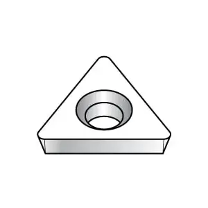 Kennametal 1937542-XCP10 Turning Insert: TDHB1280752 KC5025, Solid Carbide - pack of 10