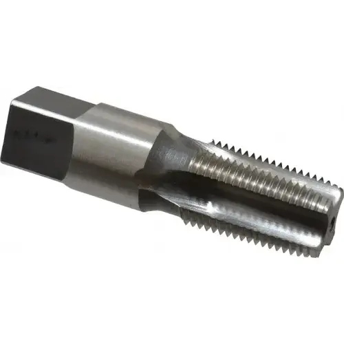 Standard Pipe Tap: 3/8-18, NPTF, Regular, 4 Flutes, High Speed Steel, Bright/Uncoated