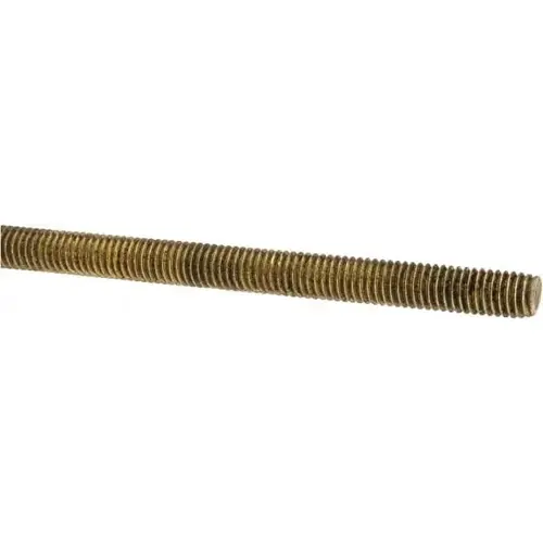 Threaded Rod: #10-32, 3 ft Long, Brass Threaded Rod: #10-32, 3 ft Long, Brass