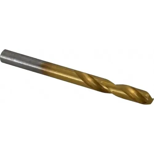 Screw Machine Length Drill Bit: 0.1875" Dia, 135 degree, High Speed Steel Coated Screw Machine Length Drill Bit: 0.1875" Dia, 135 degree, High Speed Steel Coated