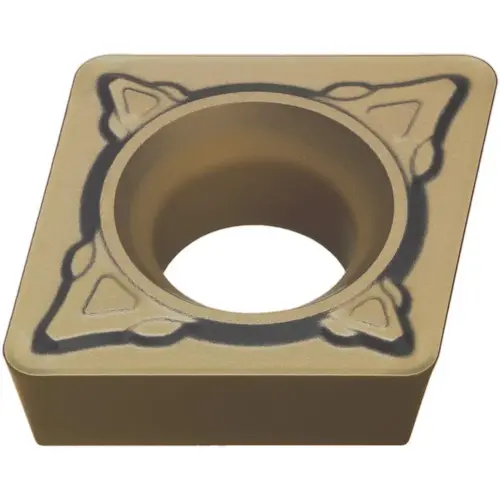 Turning Inserts; ANSI Insert Code: CPMH2.51.51 ; ISO Insert Code: CPMH080204 ; Relief Angle: 11 ; Insert Style: CPMH ; Corner Radius (mm): 0.40 ; Corner Radius (Inch): 1/64 CVD Turning Inserts; ANSI Insert Code: CPMH2.51.51 ; ISO Insert Code: CPMH080204 ; Relief Angle: 11 ; Insert Style: CPMH ; Corner Radius (mm): 0.40 ; Corner Radius (Inch): 1/64 CVD