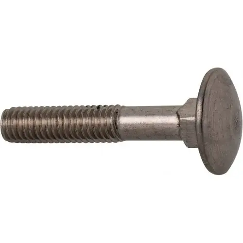 Carriage Bolt: M6 x 1.00, 35 mm Length Under Head, Square Neck Carriage Bolt: M6 x 1.00, 35 mm Length Under Head, Square Neck