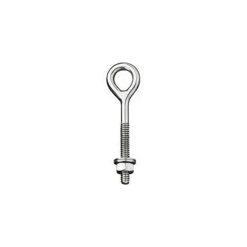 #10-24, Electropolished Finish, Stainless Steel Wire Turned Closed Eye Bolt