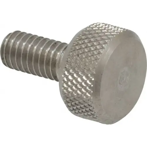 303 Stainless Steel Thumb Screw: M4 x 0.7, Knurled Head