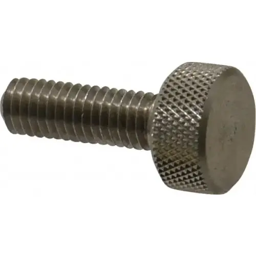 303 Stainless Steel Thumb Screw: M6 x 1, Knurled Head