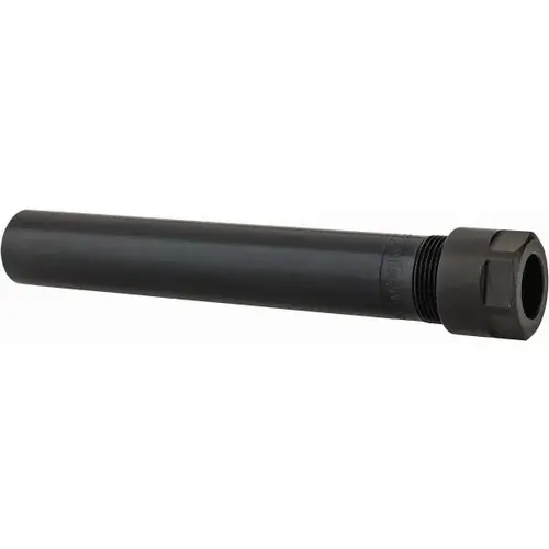 Collet Chuck: 0.019 to 0.276" Capacity, ER Collet, Straight Shank