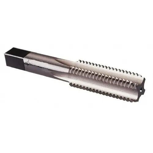 Straight Flute Tap: 1-1/4-27 UNS, 6 Flute, Bottoming Chamfer, 3B Class of Fit, HSS, Bright/Uncoated Finish