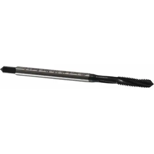 #4-40 UNC, 3 Flute, 15 degree Helix, Modified Bottoming Chamfer, Nitride/Oxide Finish, Cobalt Spiral Flute STI Tap #4-40 UNC, 3 Flute, 15 degree Helix, Modified Bottoming Chamfer, Nitride/Oxide Finish, Cobalt Spiral Flute STI Tap