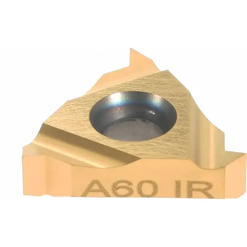 Laydown Threading Insert: 16 IR A60 BXC, Solid Carbide Coated Laydown Threading Insert: 16 IR A60 BXC, Solid Carbide Coated