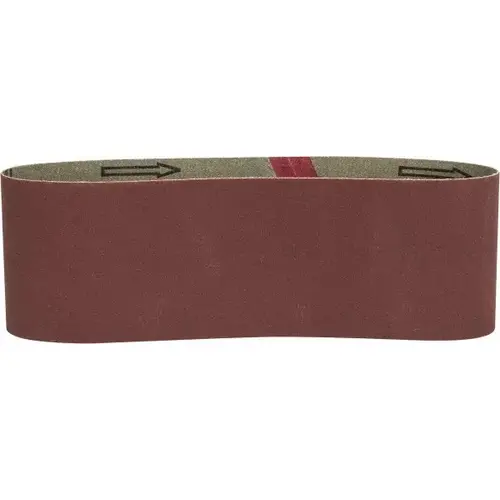 Abrasive Belt: 3" Wide, 21" Long, 320 Grit, Aluminum Oxide Abrasive Belt: 3" Wide, 21" Long, 320 Grit, Aluminum Oxide