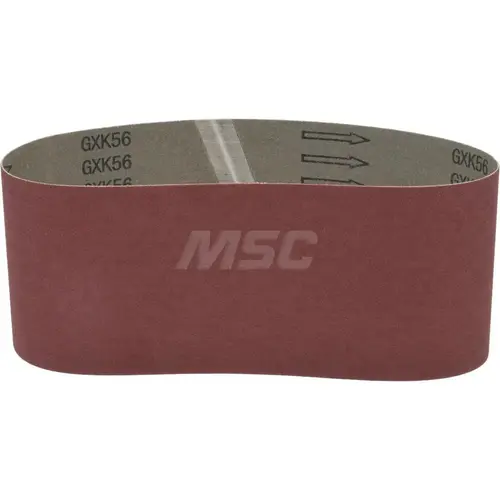 Abrasive Belt: 4" Wide, 24" Long, 150 Grit, Aluminum Oxide Abrasive Belt: 4" Wide, 24" Long, 150 Grit, Aluminum Oxide