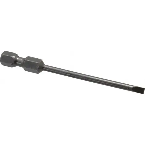 Power Screwdriver Bit: 0.122" Blade Width, 1/4" Hex Drive