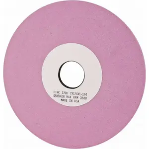 Grier Abrasives T1-7P30918 Surface Grinding Wheel: 7" Dia, 1/4" Thick, 1-1/4" Hole, 120 Grit, K Hardness