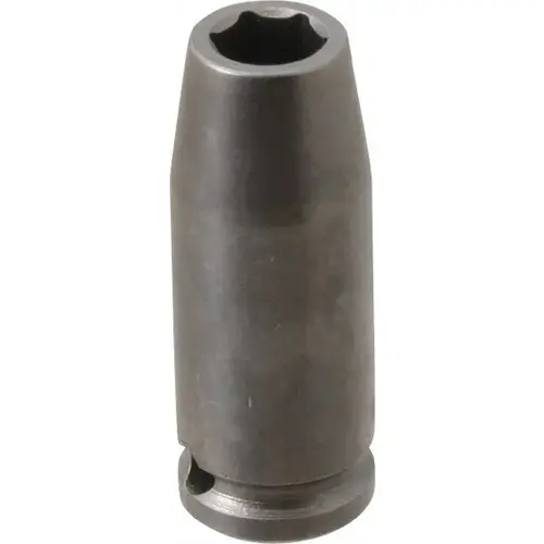 Impact Socket: 3/8" Drive, 3/8" Socket, Hex Drive