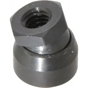 TE-CO 44303 5/16-18, 11/16" Pad Diam, Uncoated Bottom, Steel Toggle Pad