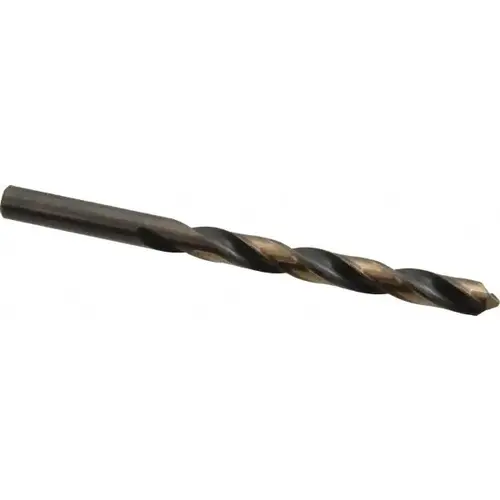 Jobber Length Drill Bit: 5/16" Dia, 118 degree, High Speed Steel Oxide