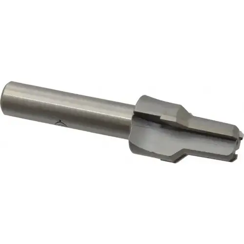 0.586" Diam, 0.543" Small End Diam, 1/2" Straight Shank, 1-7/16" Flute, Taper Pipe Reamer