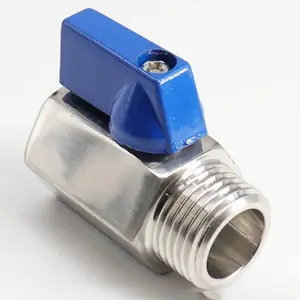 Guardian Worldwide 06Q103N04014 Uni-Body Mini Manual Ball Valve: 1/4" Pipe, Reduced Port